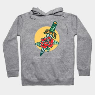 Knife with Rose Hoodie